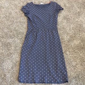 Boden Size 2 Phoebe Dress Blue Polka Dots